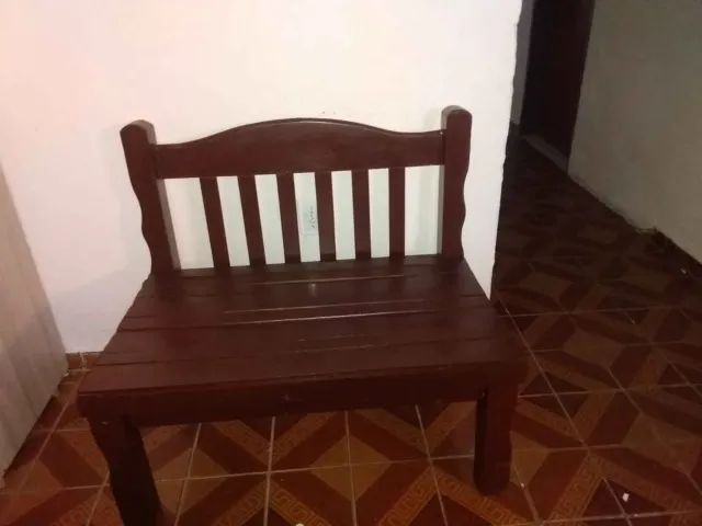 Banco de madeira maciça  - Foto 4