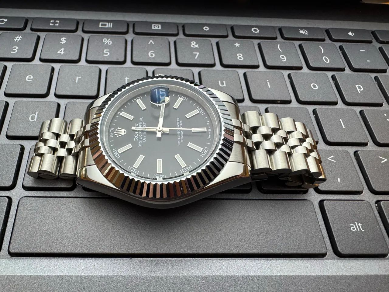 Rolex Datejust 41mm Preto - Acessórios - Barra Olímpica, Rio de
