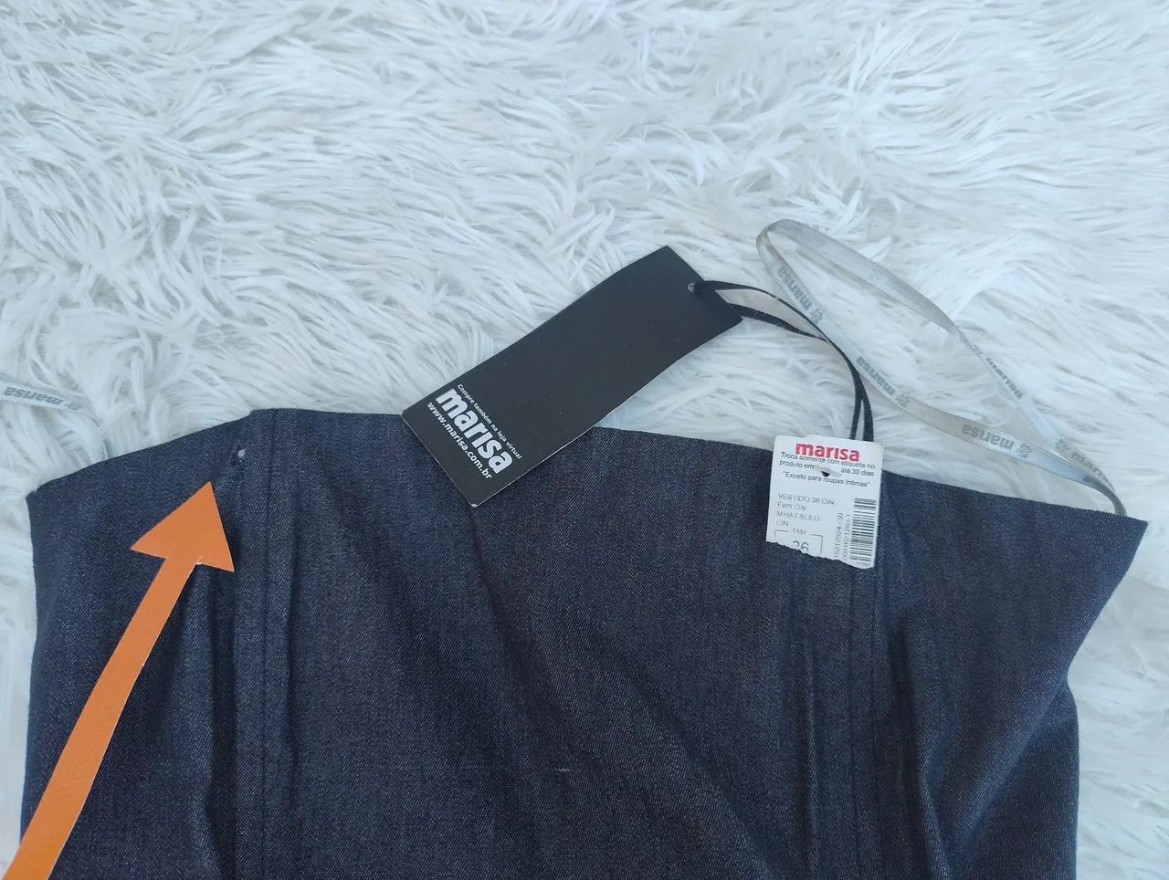 Vestido Jeans Tomara Que Caia 36 - Foto 4