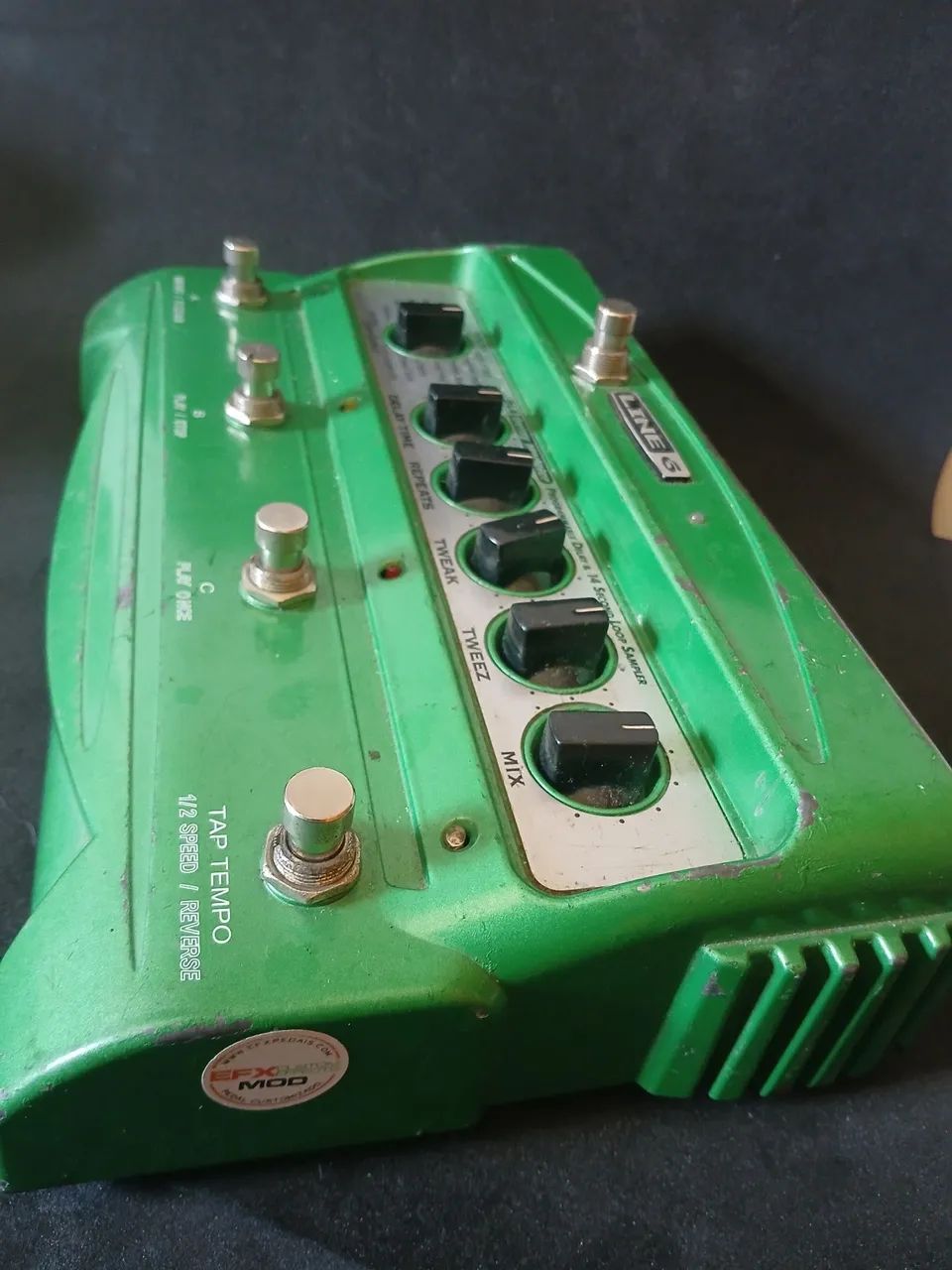 PEDAL DELAY DL4 LINE SIX 6 MODIFICADO PELA EFX CUSTOM EFFECTS