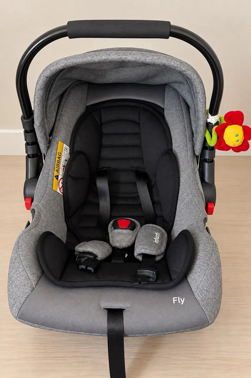Bebê Conforto Infanti Fly - Cinza e Preto