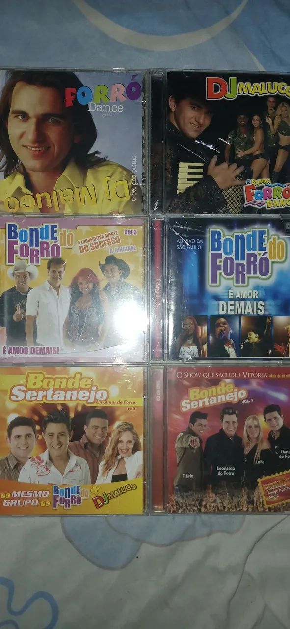 Kit cds forró  6 cds por 120