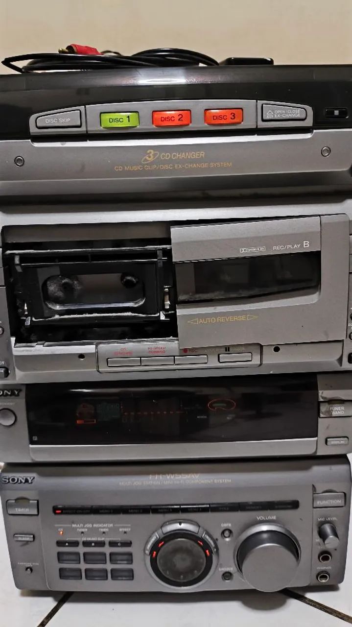 System Sony antigo, 4 módulos. " Caixa de ,Som " - Foto 2