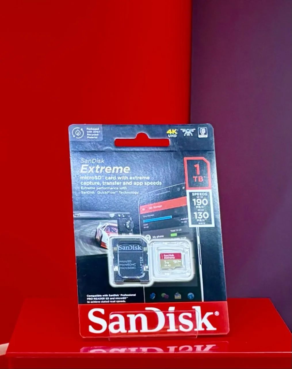SanDisk Micro SD - Extreme - 190MB/S - 1 TB