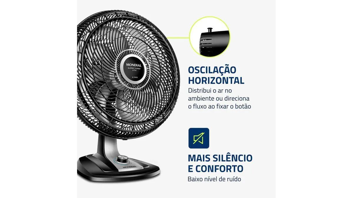 Ventilador Mondial VTX-50cm  - Foto 3