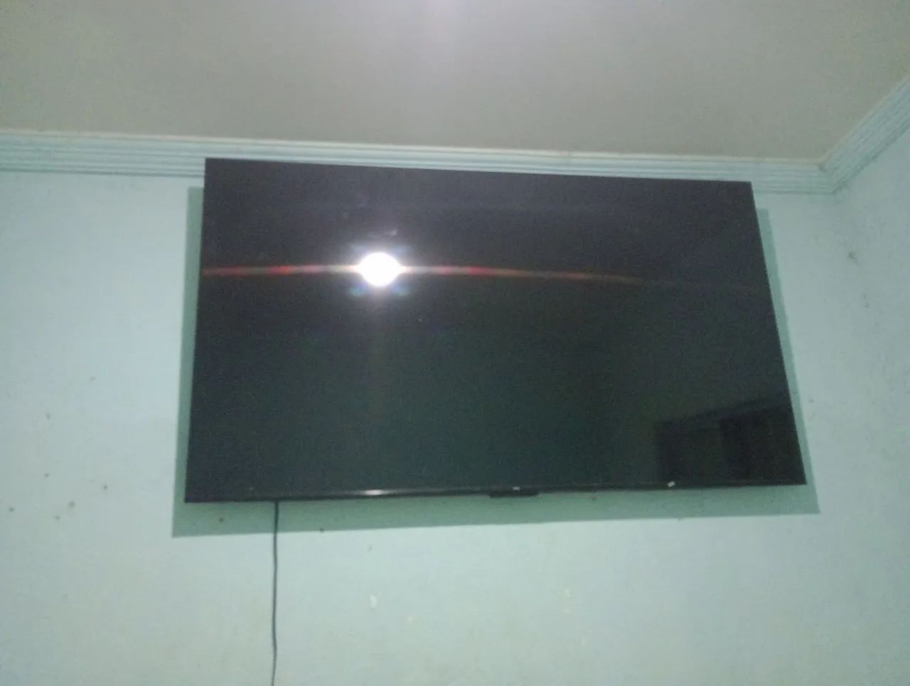 Smart tv TCL 65 polegadas ideal pra concerto led queimado 