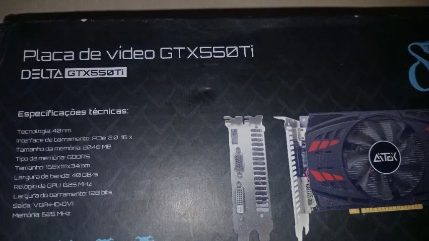placa de video gtx 550Ti Delta 