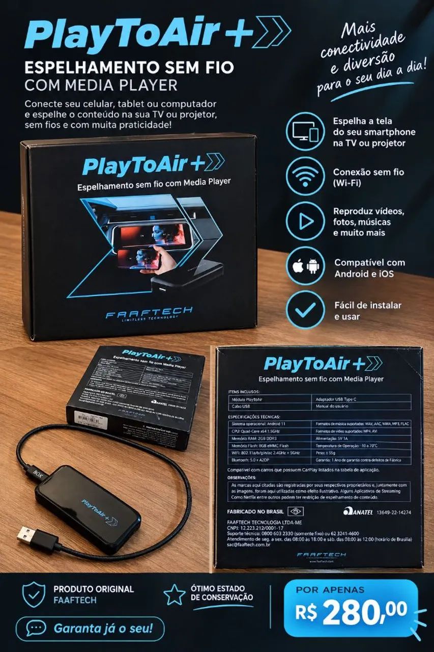 Espelhamento sem fio com Media Player - Foto 2