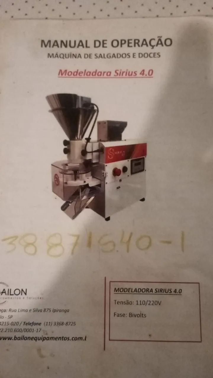 Modeladora Sírios 4.0 Nova - Máquina de Doces e Salgados - Foto 2