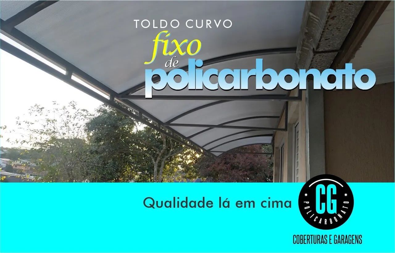 Cobertura em policarbonato primeira linha - Foto 3