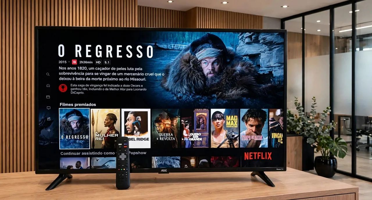 Smart tv de 43pol AOC ROKU  - Foto 3