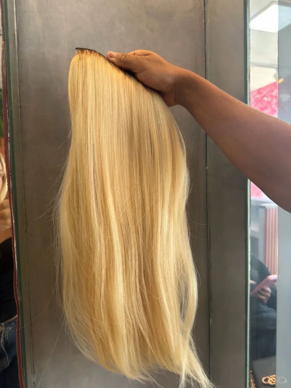 Cabelo mega hair loiro - Foto 5