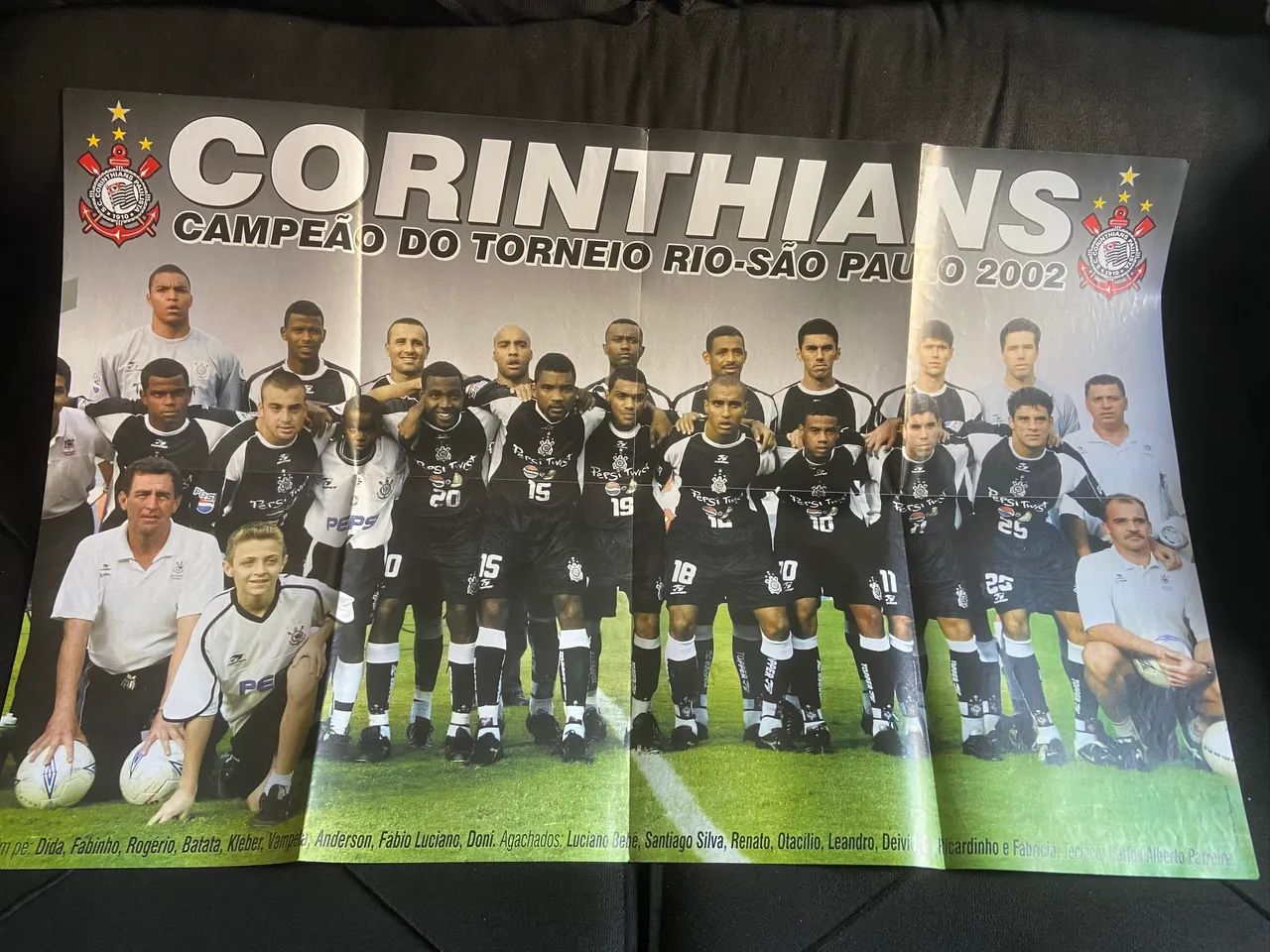 Pôster do Corinthians antigo