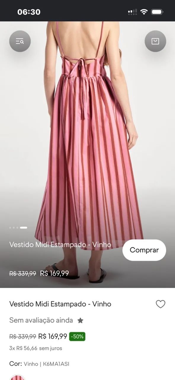 Vestido mídi Hering  - Foto 2