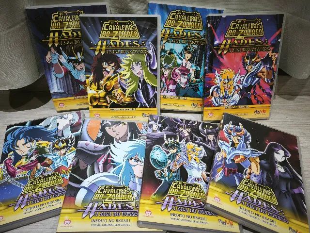 Coleção DVD's - Cavaleiros do Zodíaco (Completa!) - DVD, Blu-Ray e Coleção DVD's - Cavaleiros do Zodíaco (Completa!) - DVD, Blu-Ray e