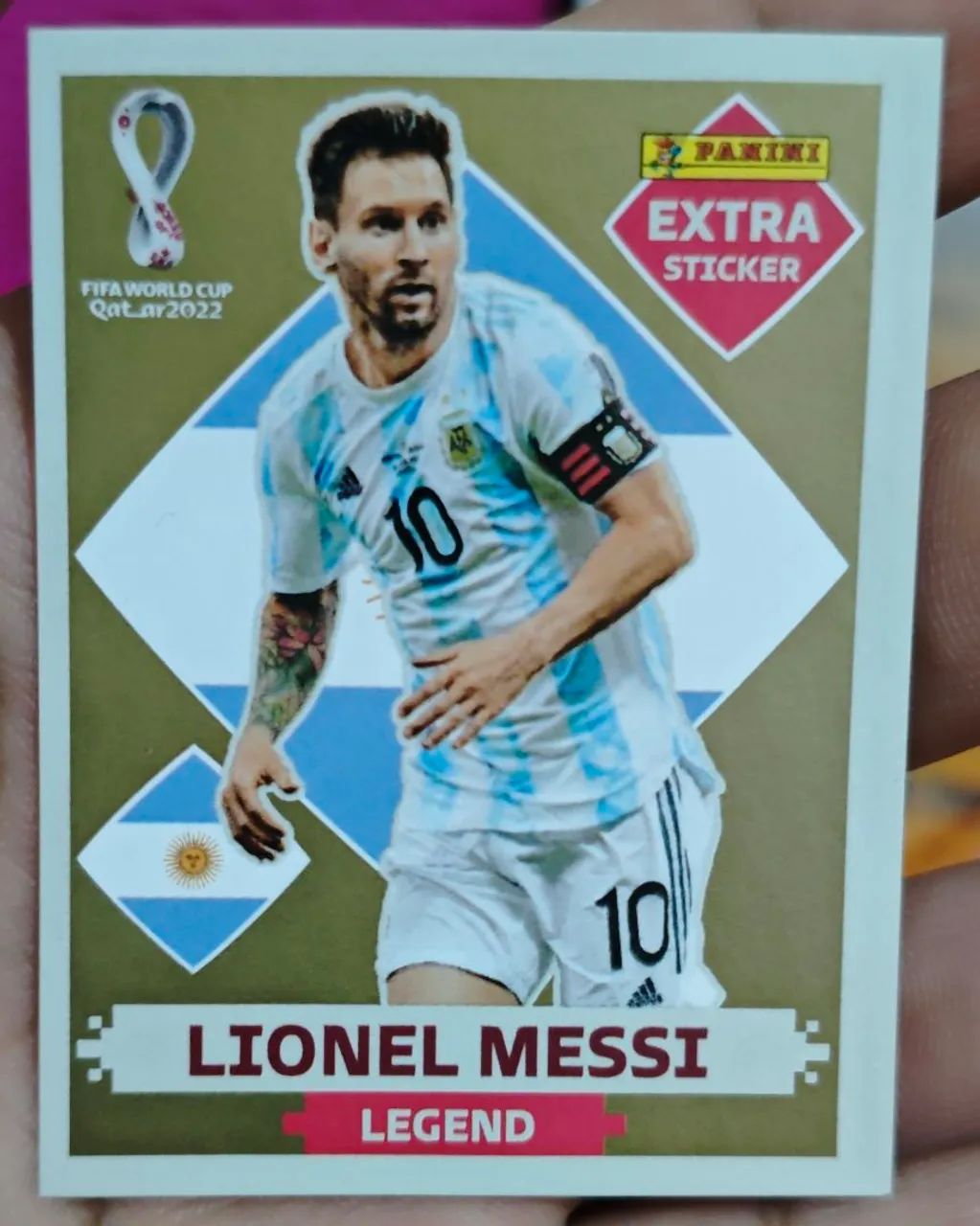 Lionel Messi Legends Dourada, Prata, Bronze, Bordô Copa22