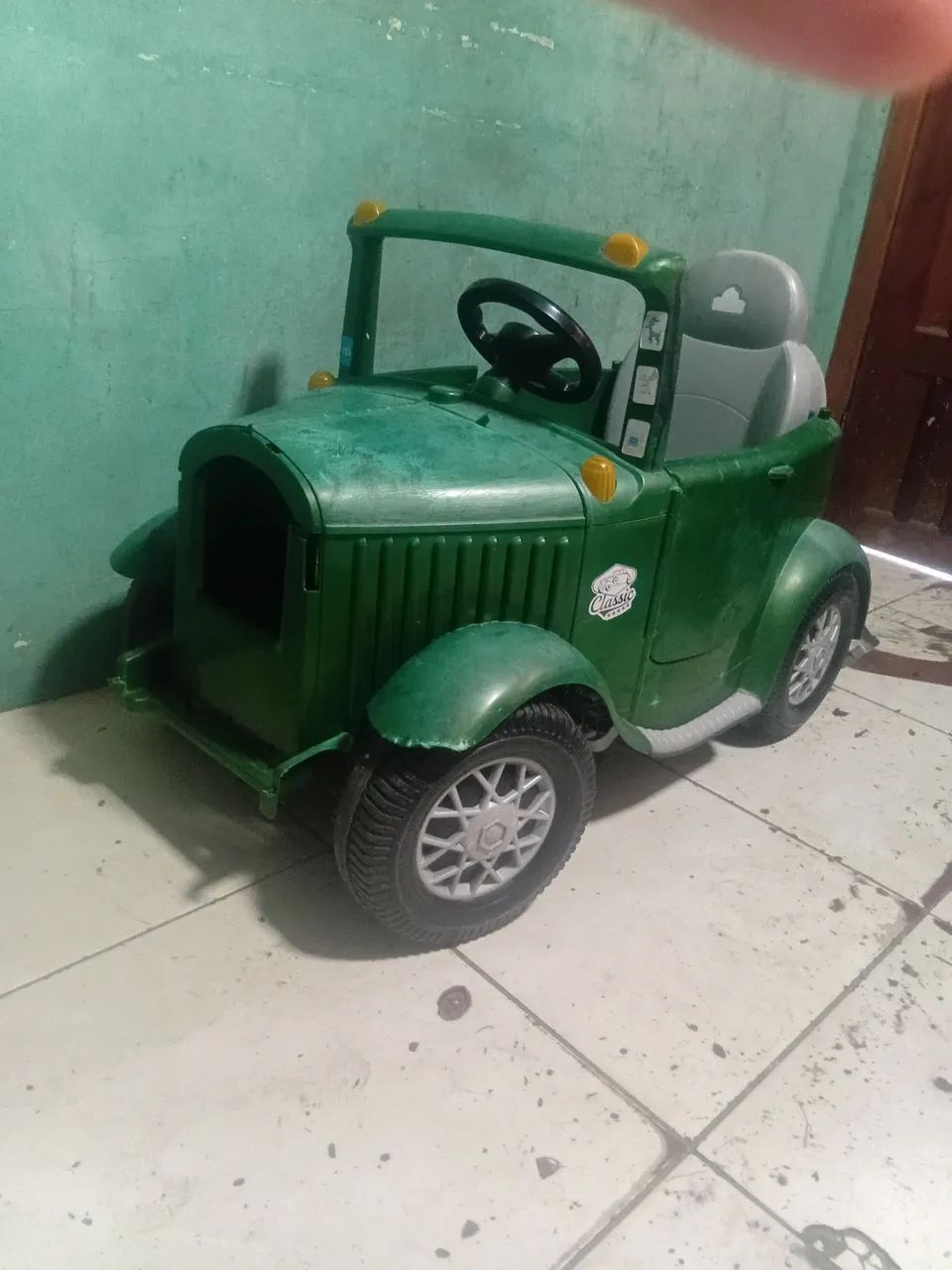 Carrinho de bebe de pedalinho