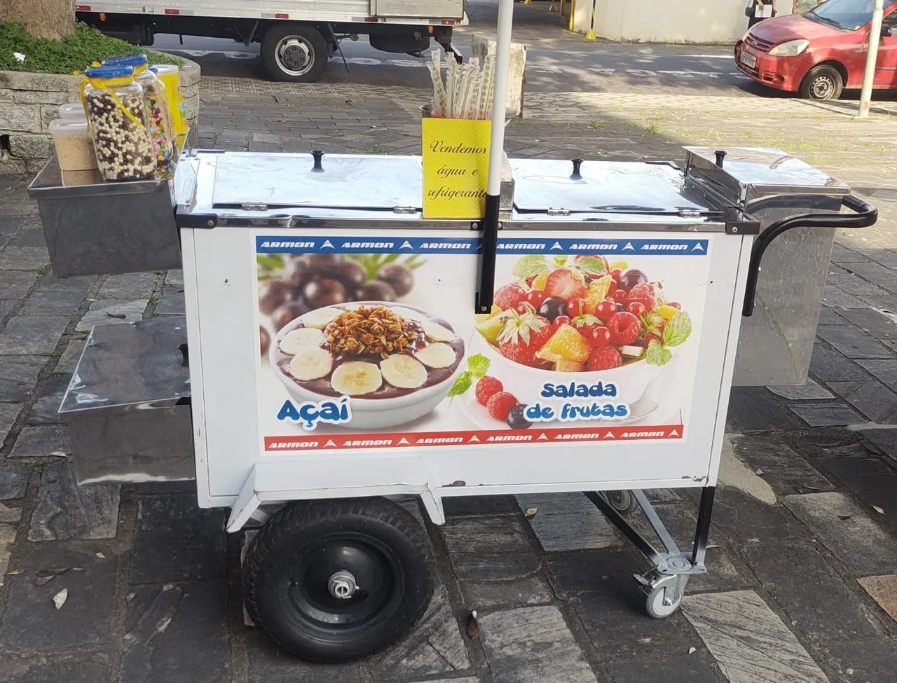 Carrinho de açaí e salada de frutas  - Foto 2