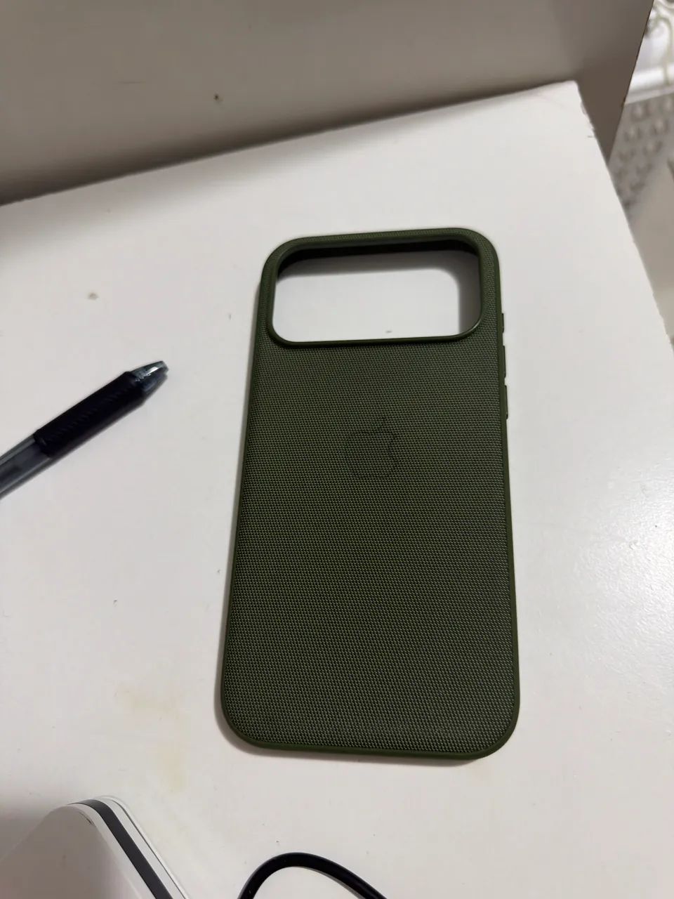  Capa Original Apple Techwoven NOVA Iphone 17promax Recebida na Garantia Apple Nunca Usada