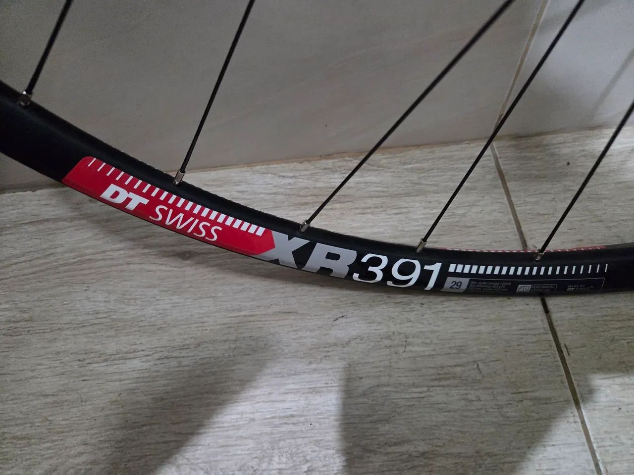 Roda Dt Swiss xr391 + cubos Dt Swiss 350 + raios Dt Swiss competition race - Foto 2