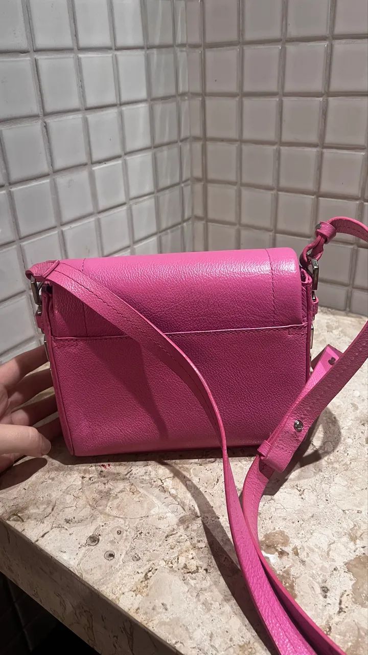 Bolsa Arezzo rosa - Foto 4