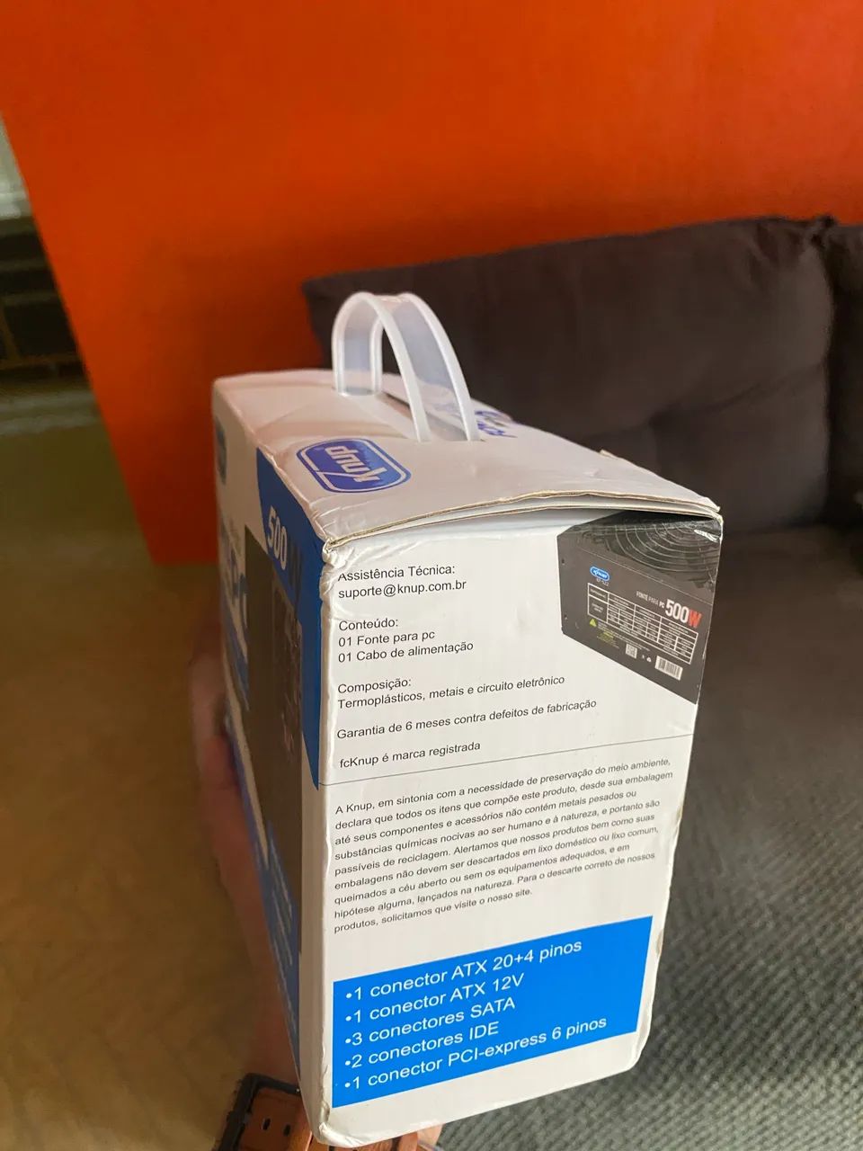 Fonte 500w real - NOVO LACRADO - Foto 3