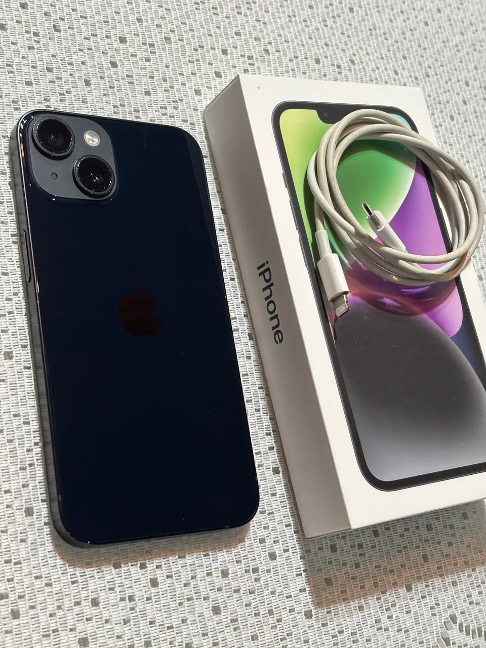 iPhone 14 256GB - Caixa e nota fiscal - Foto 3