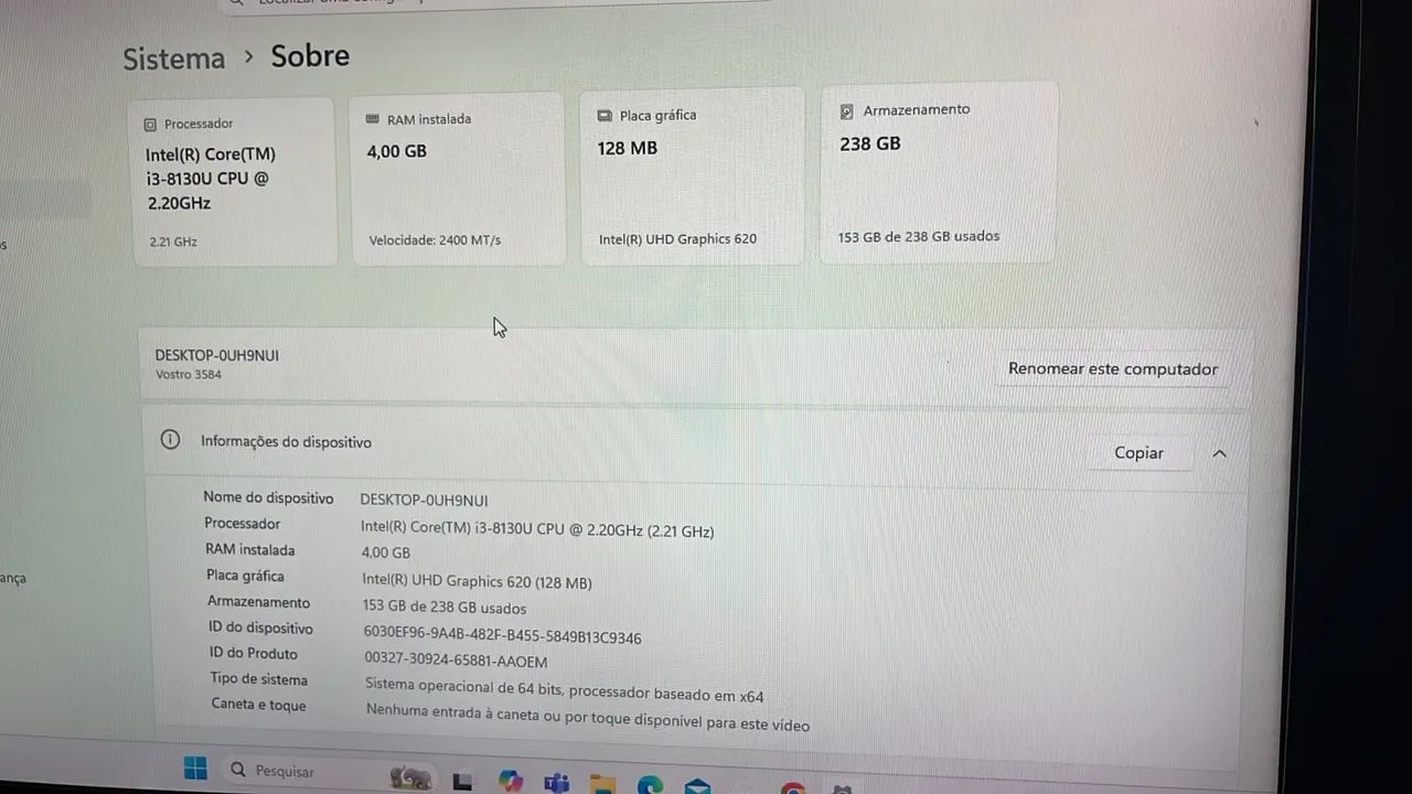 Notebook Dell Vostro 3584. - Foto 2