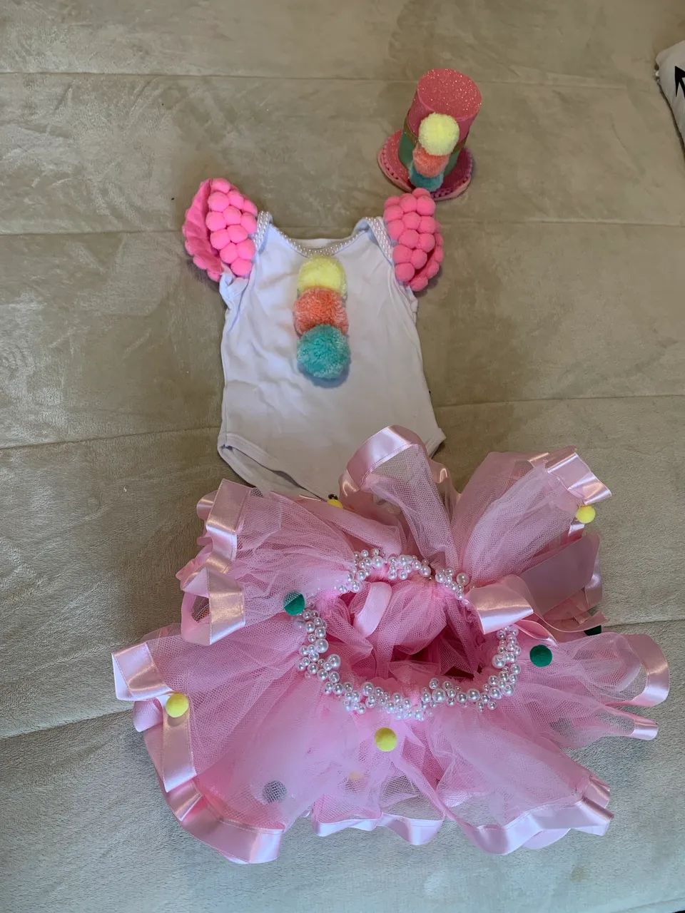 Fantasia de mesversario Palhacinha 