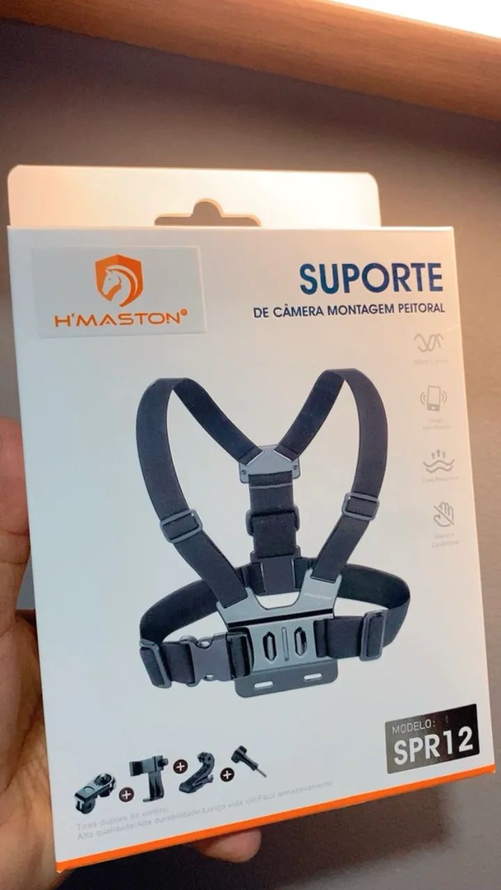 Suporte peitoral para gravação 