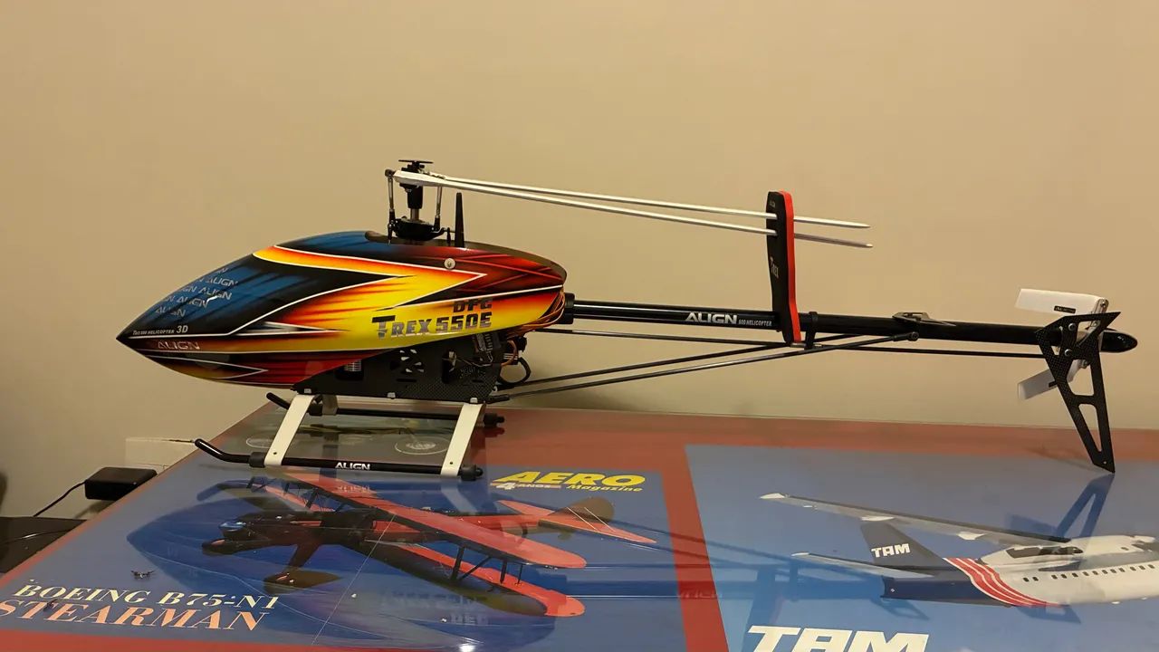 Aeromodelo Align T-Rex 550 DFC novo - Foto 5