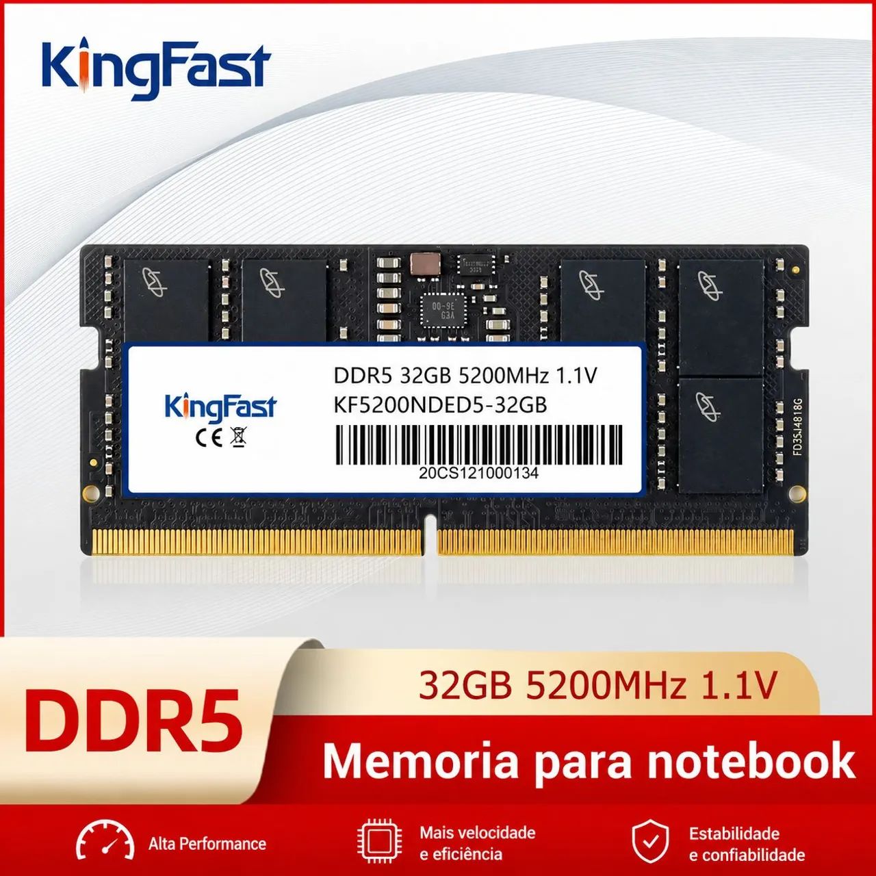 MEMÓRIA RAM DDR5 32GB 5200MHz