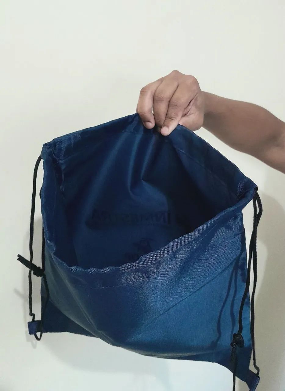 Mochila Saco de Nylon - Foto 4