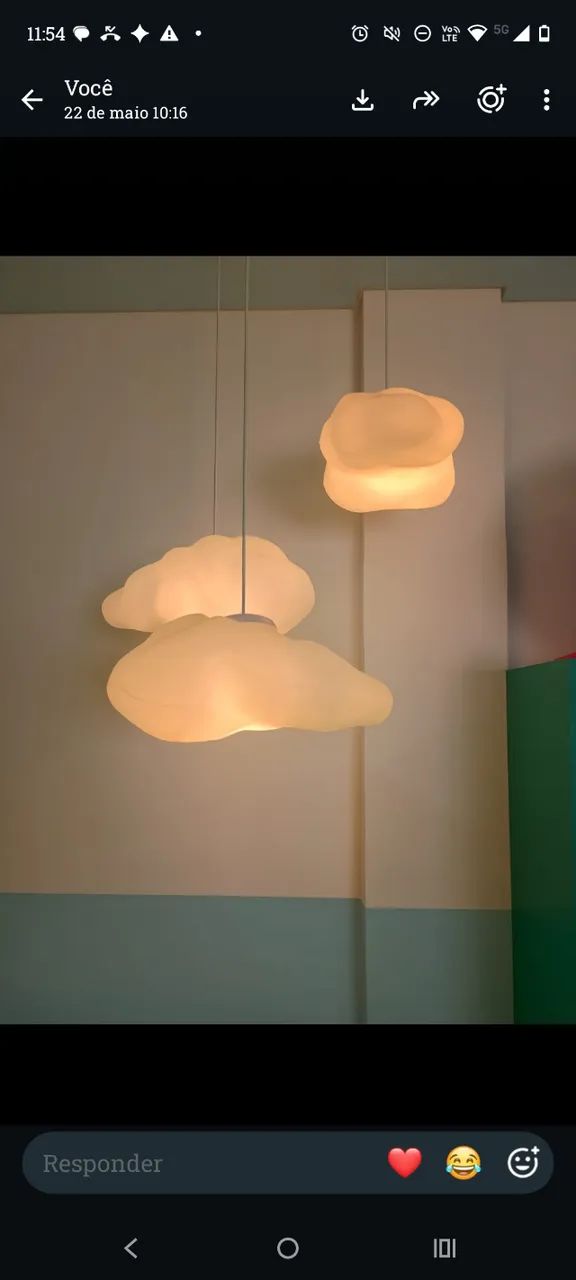 Luminária Pendente Nuvem