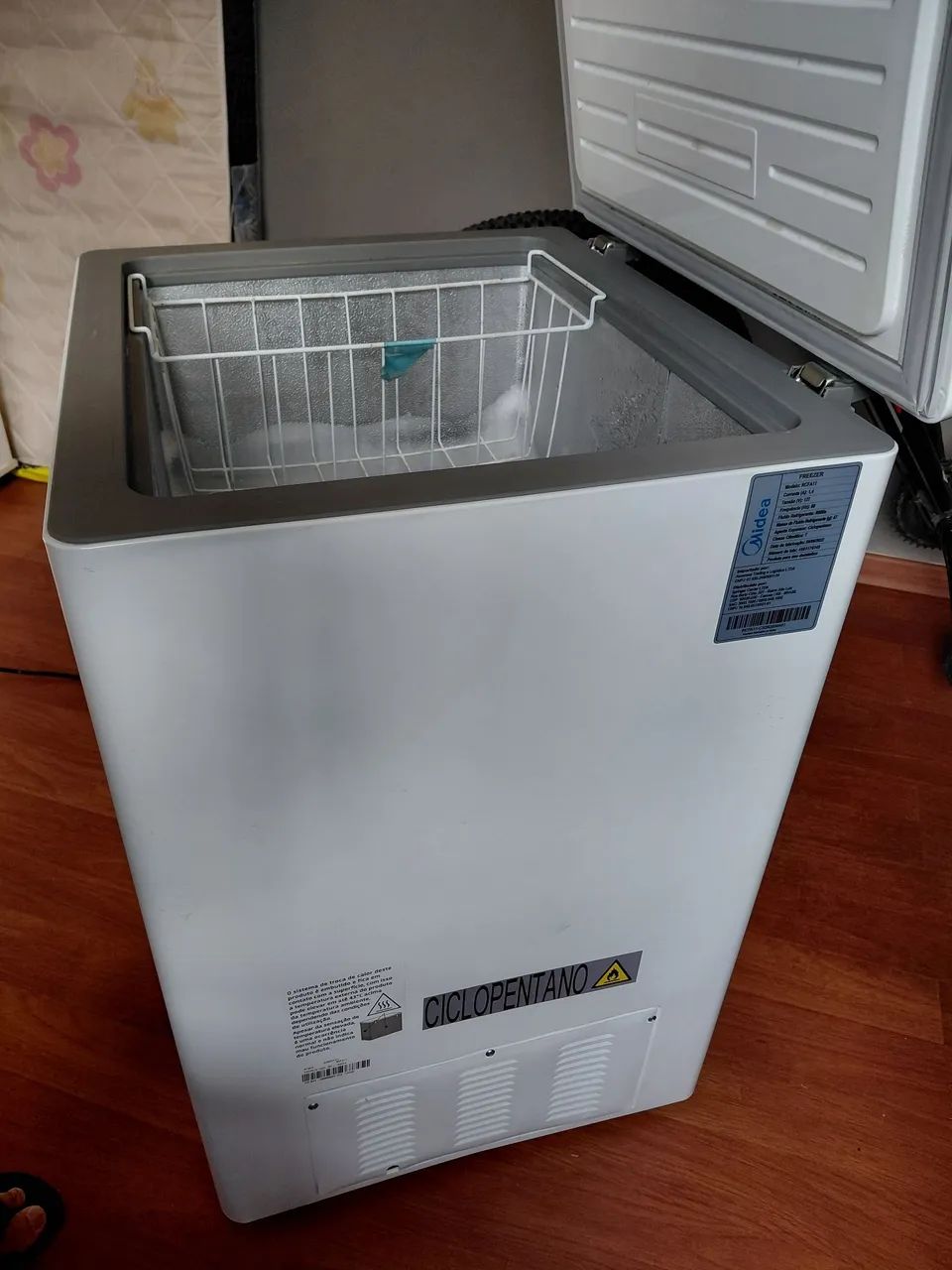 Vd freezer horizontal Midea 150l - Foto 3