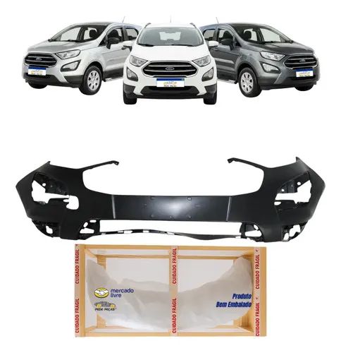 C出品 Parachoque Dianteiro Ford Ecosport 2018 2019 2020 2021 Novo Preto