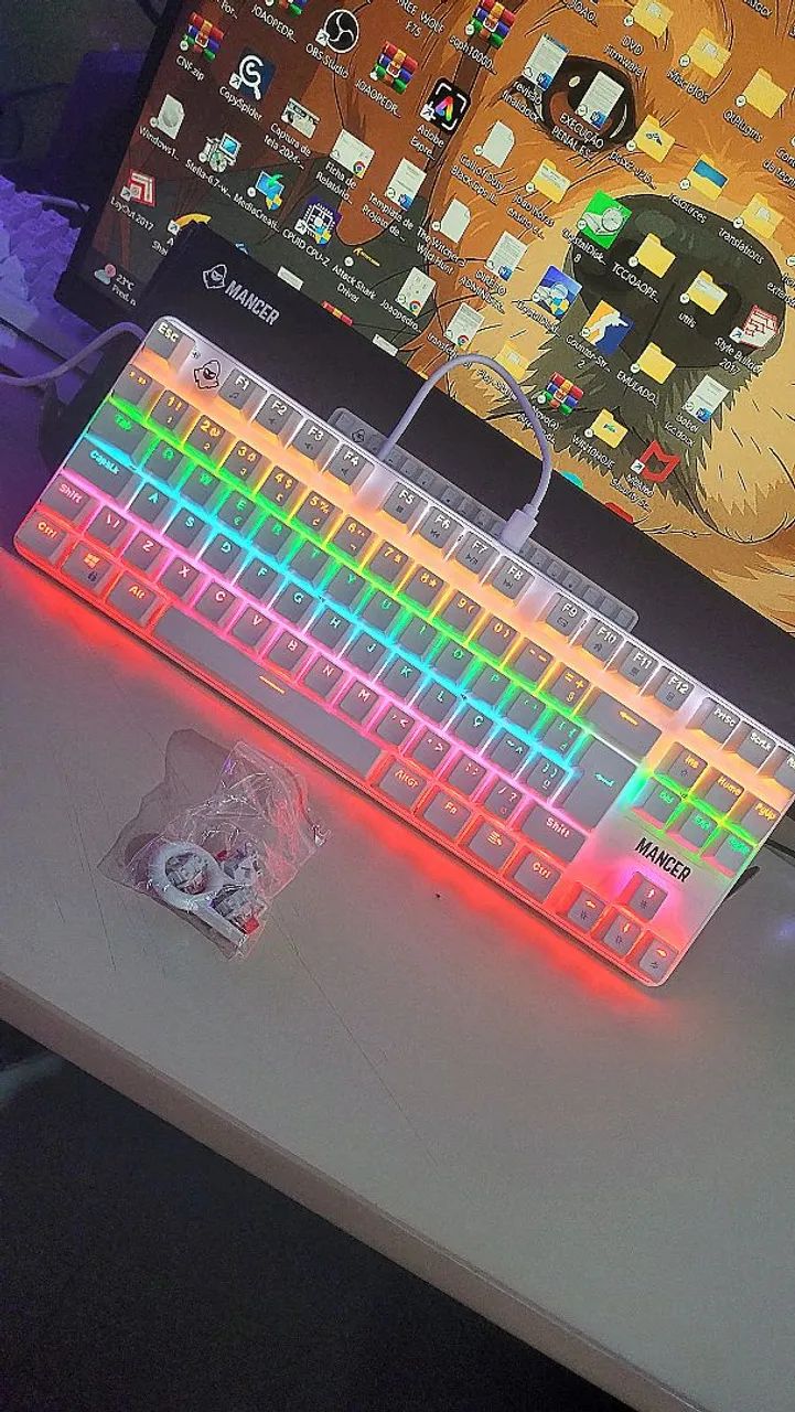 Vendo mouses attack Shark x11 e teclados mecânicos!! - Foto 2