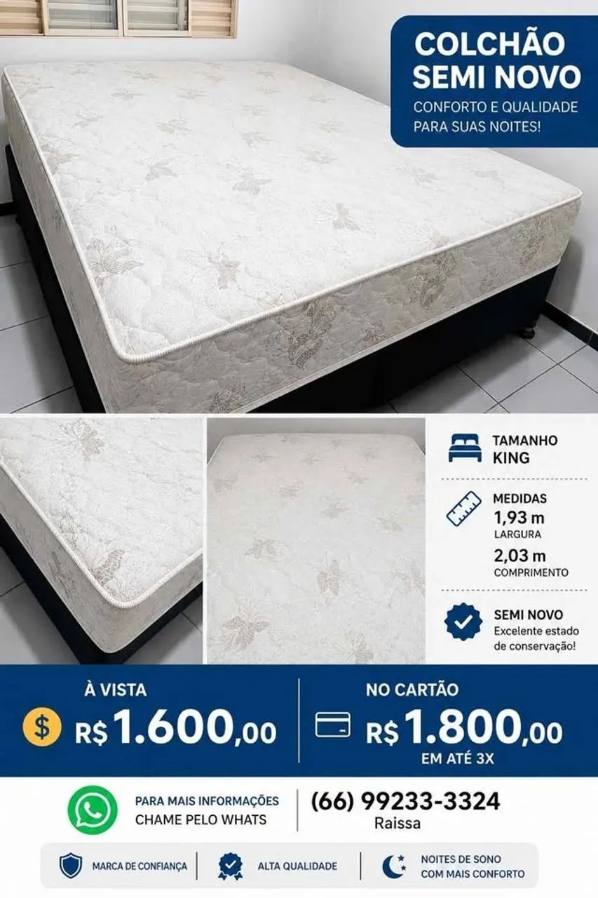 colchão de casal super king