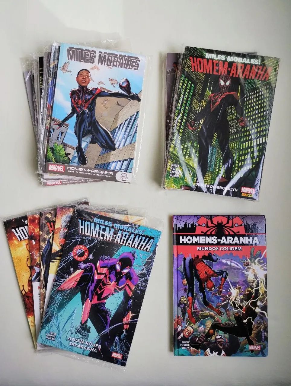 Miles Morales, HQs Coleção Completa, ( 1a, 2a, 3a e 4a série), Panini