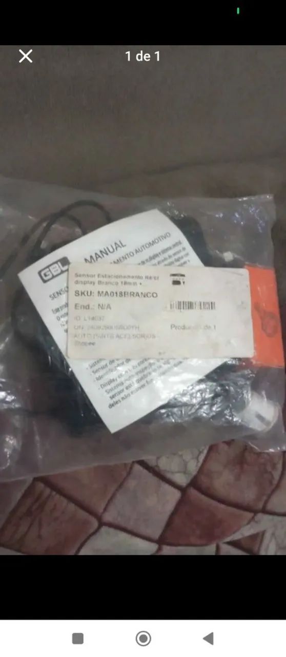 Sensor de ré 
