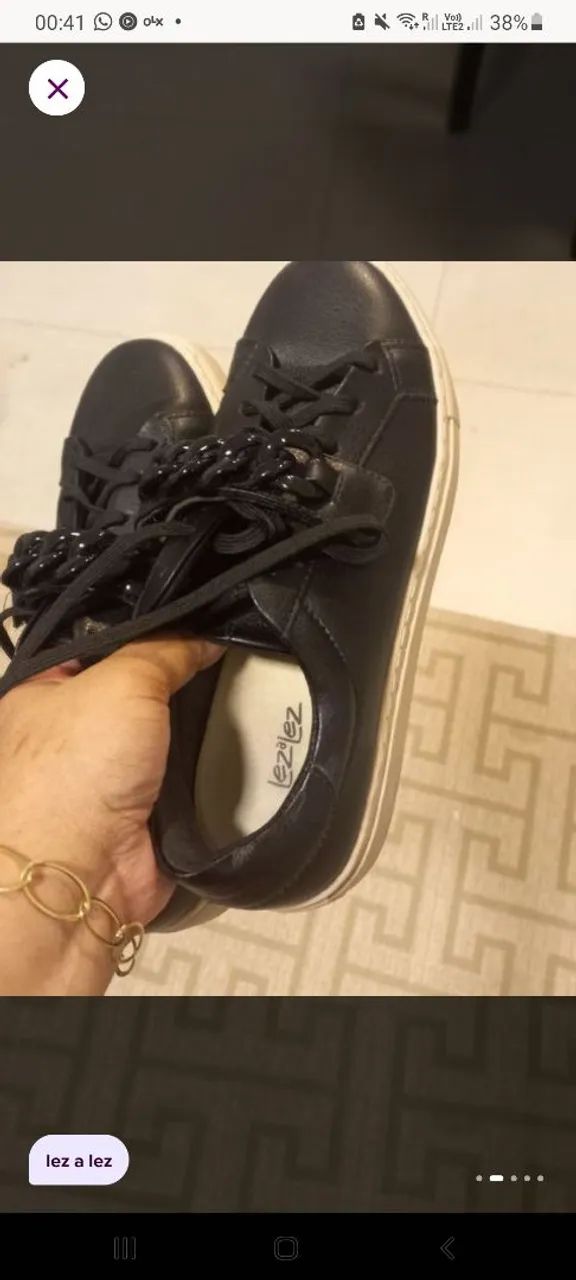 Tenis preto 33 lez a lez - Foto 2