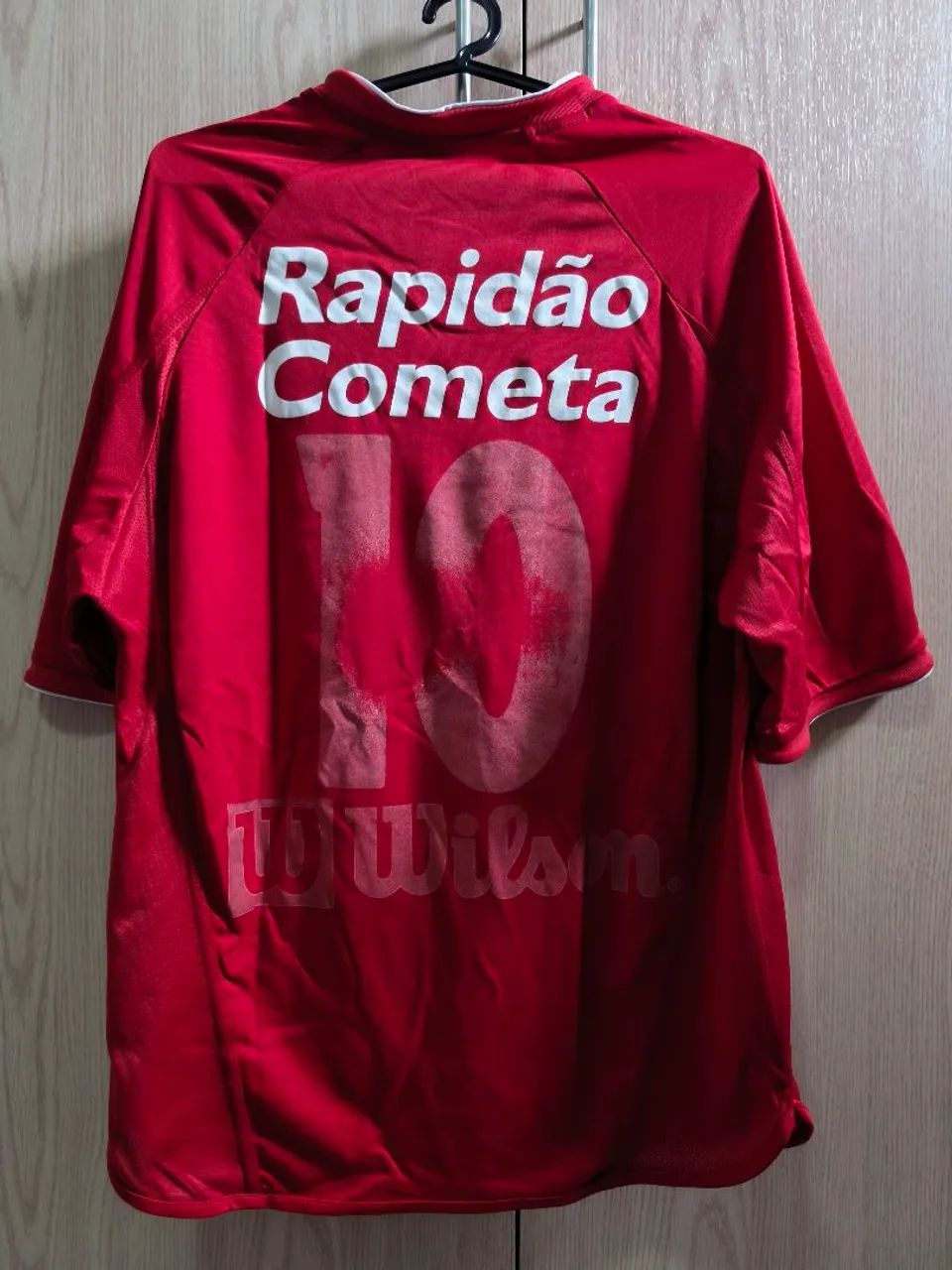 Camisa Náutico Wilson Vermelha 2007 M - Foto 3