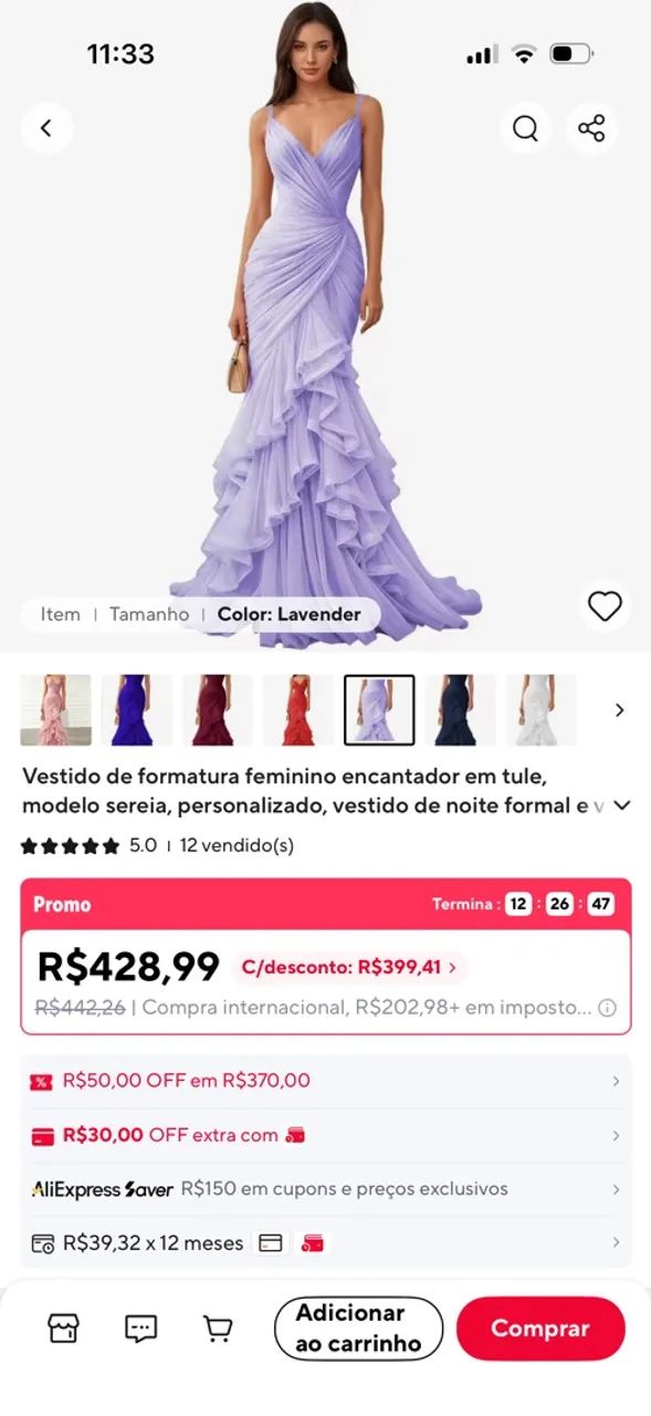 Vestido social nunca usado - Foto 2