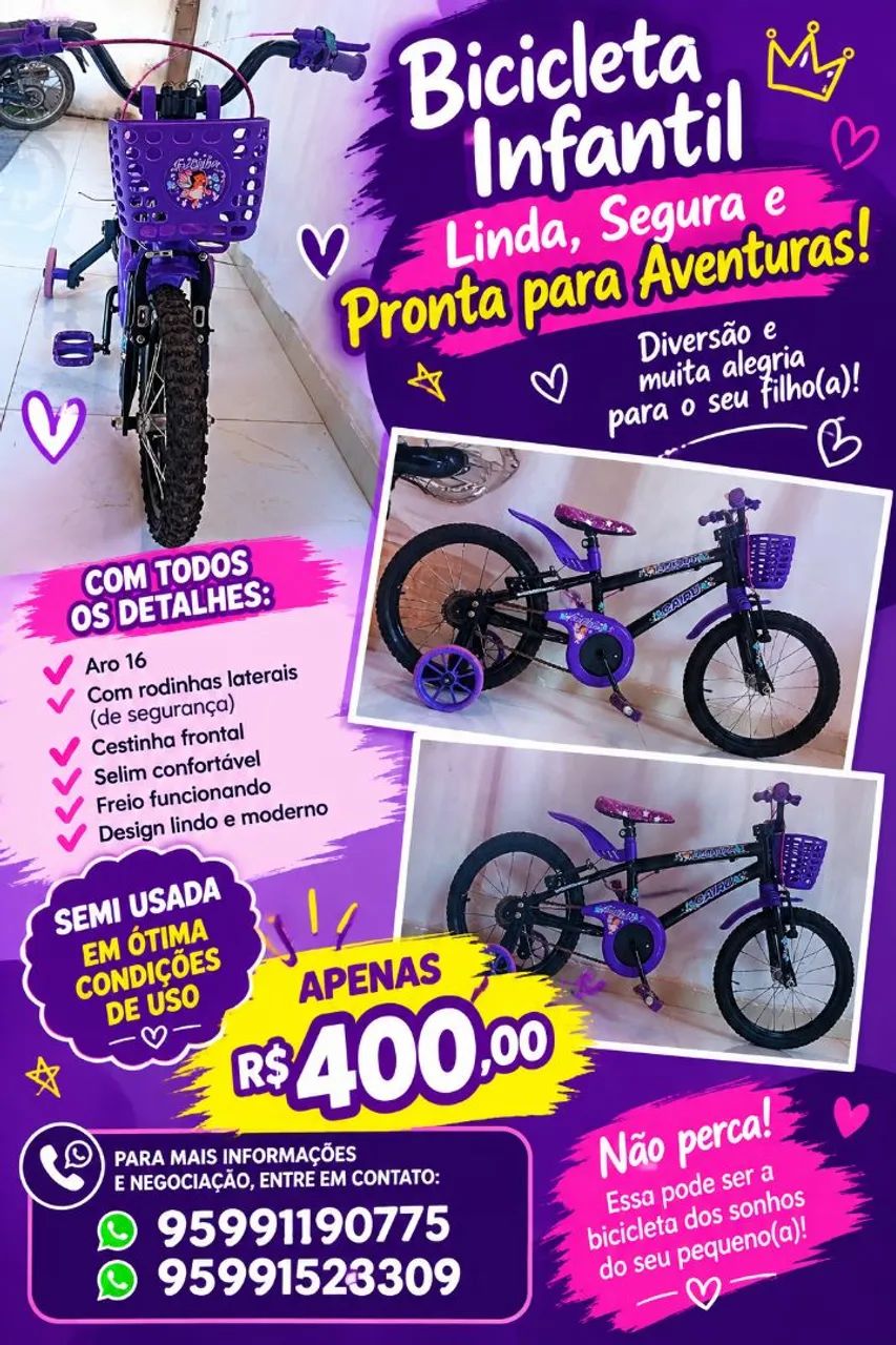 Bicicleta infantil 