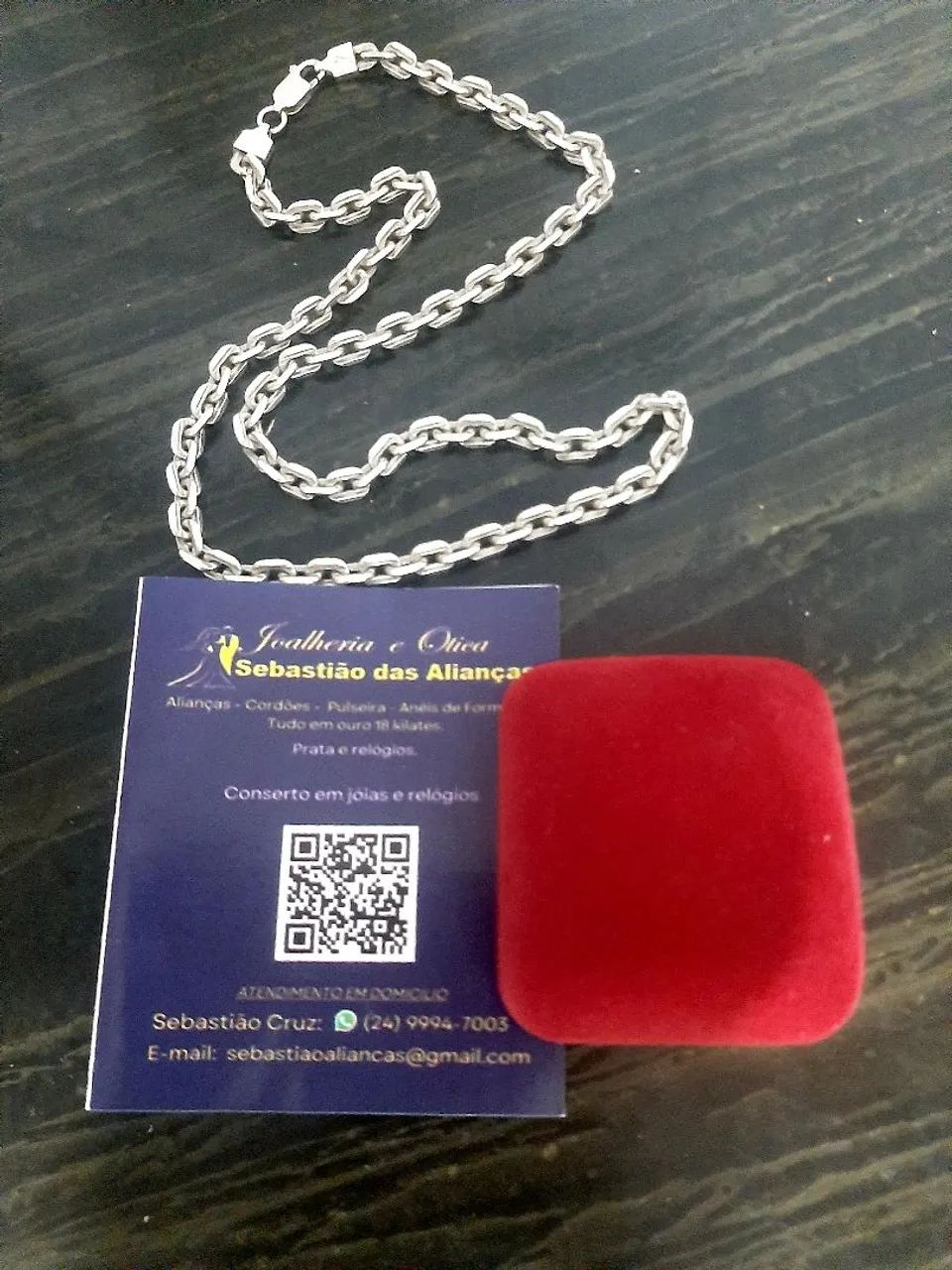 CORDÃO PRATA 950K MAÇICO CARTIER  - Foto 3