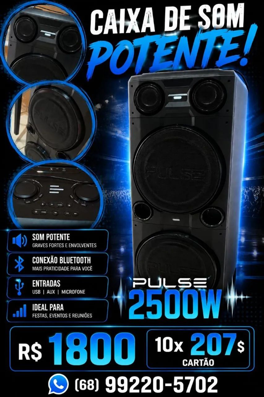 Caixa de som Pulse