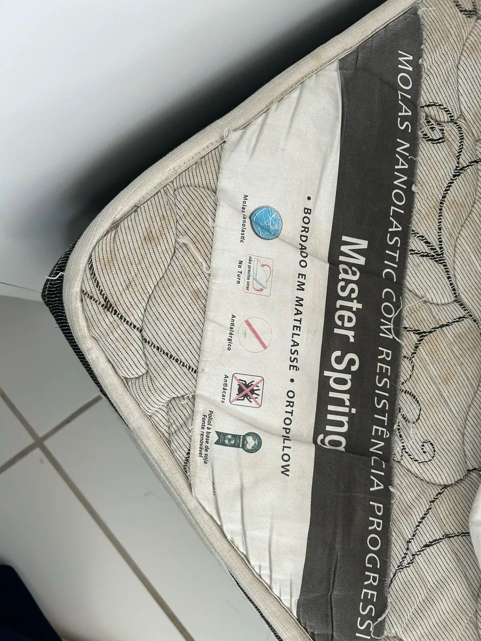 Colchão solteirão usado ortobom - Foto 3