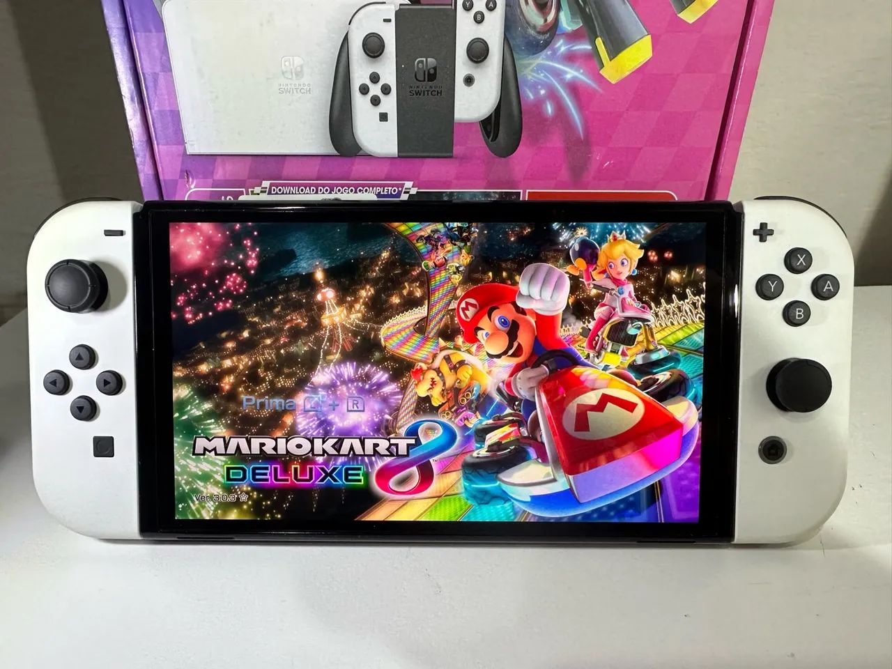 Nintendo Switch Oled Mario Kart Desb. - Foto 2