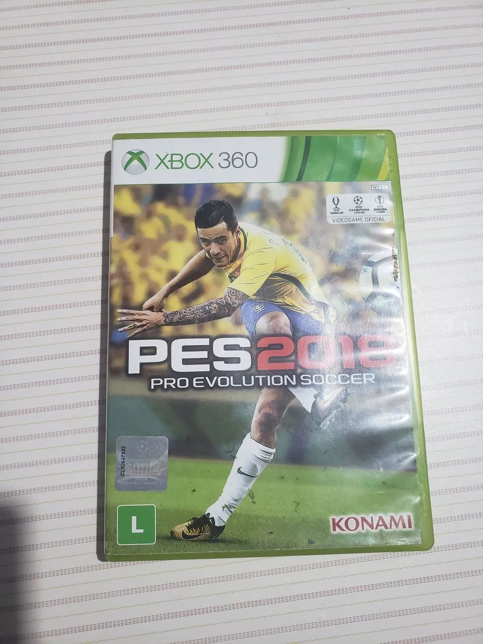Jogo pes 2018 xbox 360 original
