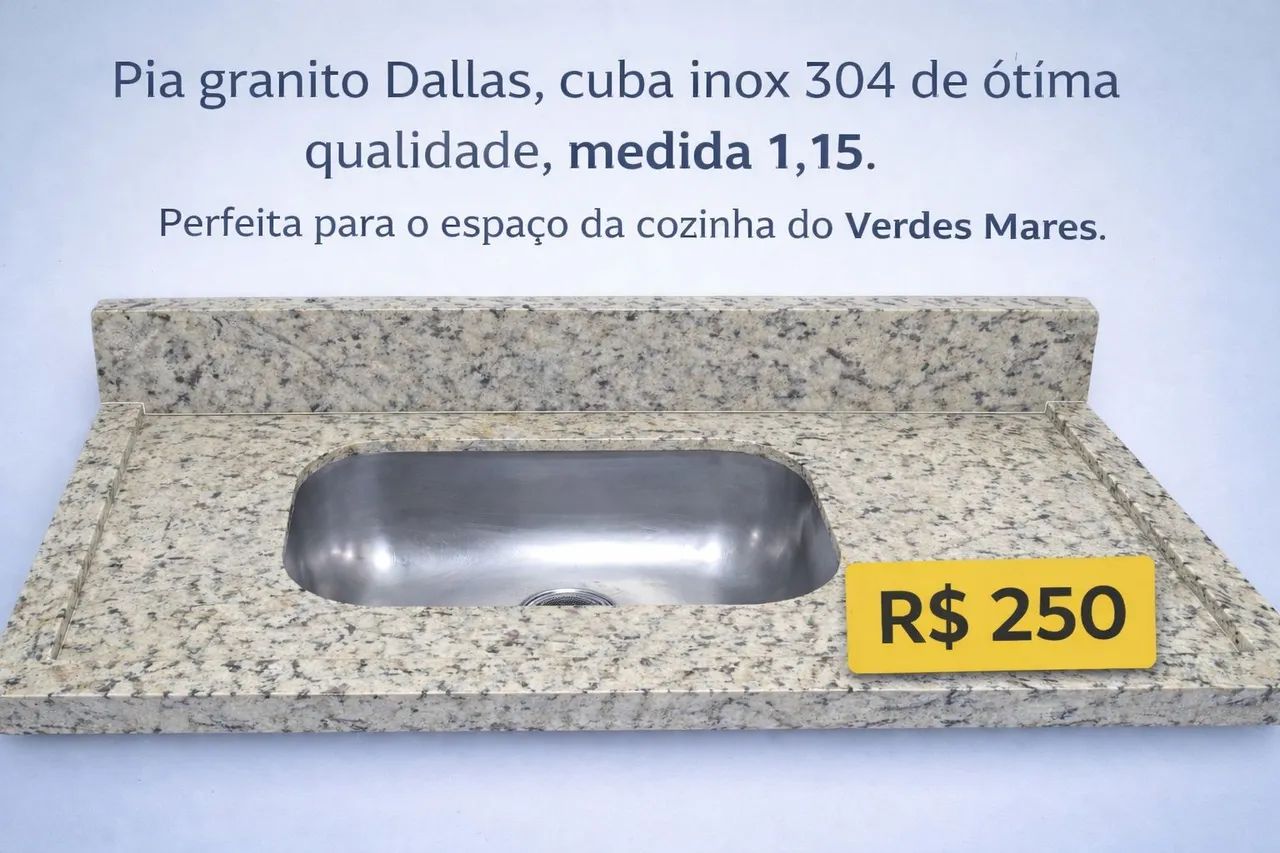 Pia granito dallas 